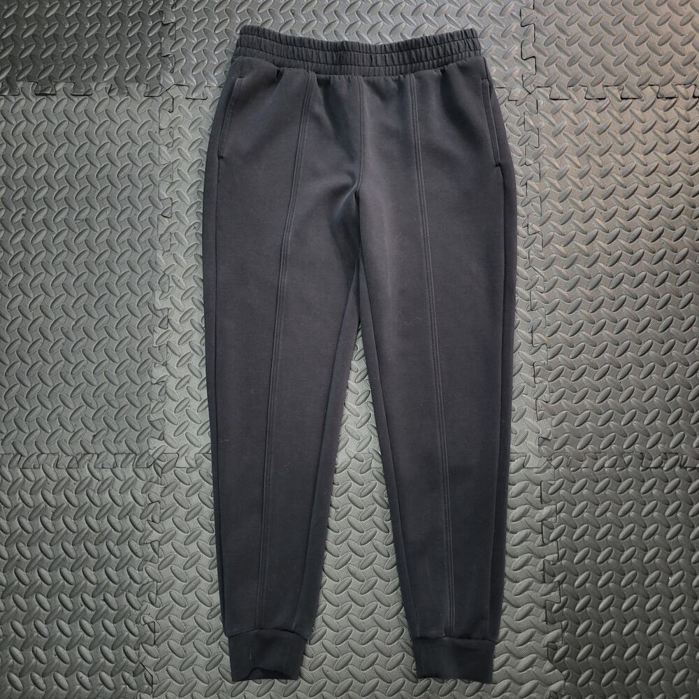 Members Mark Womens Small Black Joggers Lounge Sweatpants Athleisure Soft Pants